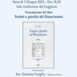 Trattati e Giardini del Rinascimento, il Prof. Tullio Taffuri presenta il suo libro