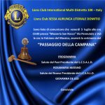 Lions Club Sessa Aurunca Litorale Domizio, venerdì il passaggio della campanella presso Masseria San Rocco