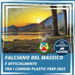 FALCIANO – Il Comune rientra fra quelli virtuosi Plastic Free anche per l’anno 2025