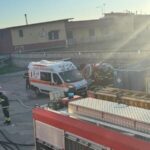 Vigile del fuoco colpito da malore durante un intervento di spegnimento incendio