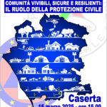 SECONDA ASSEMBLEA GENERALE DEL VOLONTARIATO DELLA PROTEZIONE CIVILE DI CASERTA: APPUNTAMENTO DOMANI AL BELVEDERE DI SAN LEUCIO